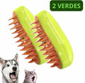 Escova vapor para cães e gatos, pulverizador elétrico para massagem, ferramenta de limpeza de animais de estimação, 3 em 1, sprays elétricos, pentes de massagem