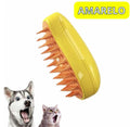 Escova vapor para cães e gatos, pulverizador elétrico para massagem, ferramenta de limpeza de animais de estimação, 3 em 1, sprays elétricos, pentes de massagem