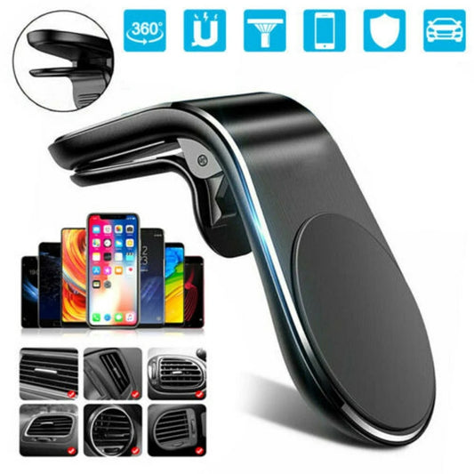 Suporte Magnético para Celular no Carro 360° Rotação Com Base Antiderrapante e Ímã Forte Para Todos os Modelos de Smartphone