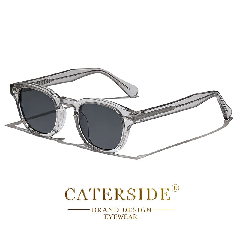 Óculos de Sol Retrô Redondos CATERSIDE para Homens