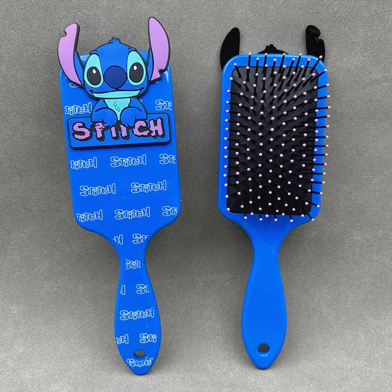 Pente da Disney Lilo & Stitch – Escova Massageadora com Almofada de Ar, Estilo Desenho Animado Stitch – Acessório Infantil para Meninas
