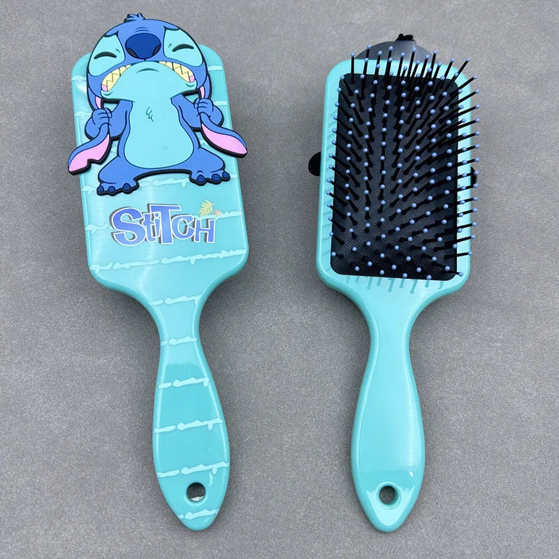 Pente da Disney Lilo & Stitch – Escova Massageadora com Almofada de Ar, Estilo Desenho Animado Stitch – Acessório Infantil para Meninas