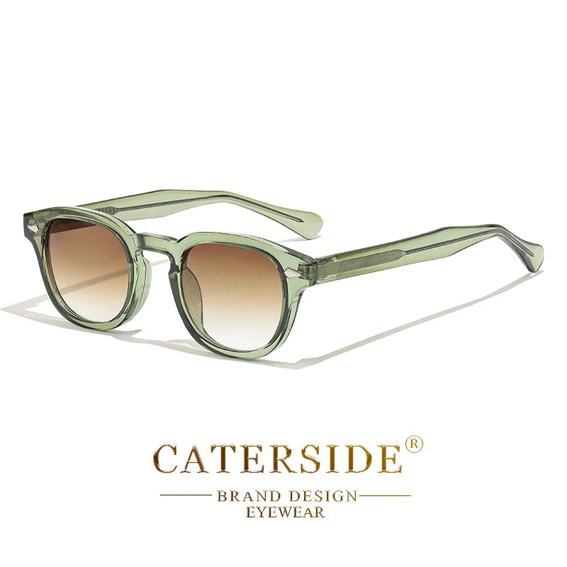 Óculos de Sol Retrô Redondos CATERSIDE para Homens