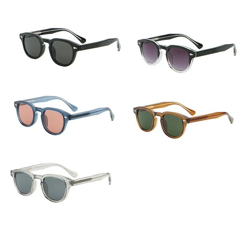 Óculos de Sol Retrô Redondos CATERSIDE para Homens