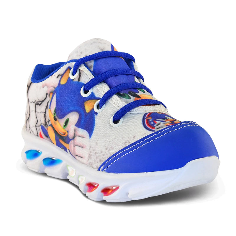 Tênis Infantil do Sonic com Luz de LED