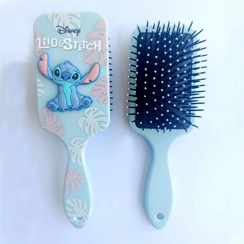 Pente da Disney Lilo & Stitch – Escova Massageadora com Almofada de Ar, Estilo Desenho Animado Stitch – Acessório Infantil para Meninas