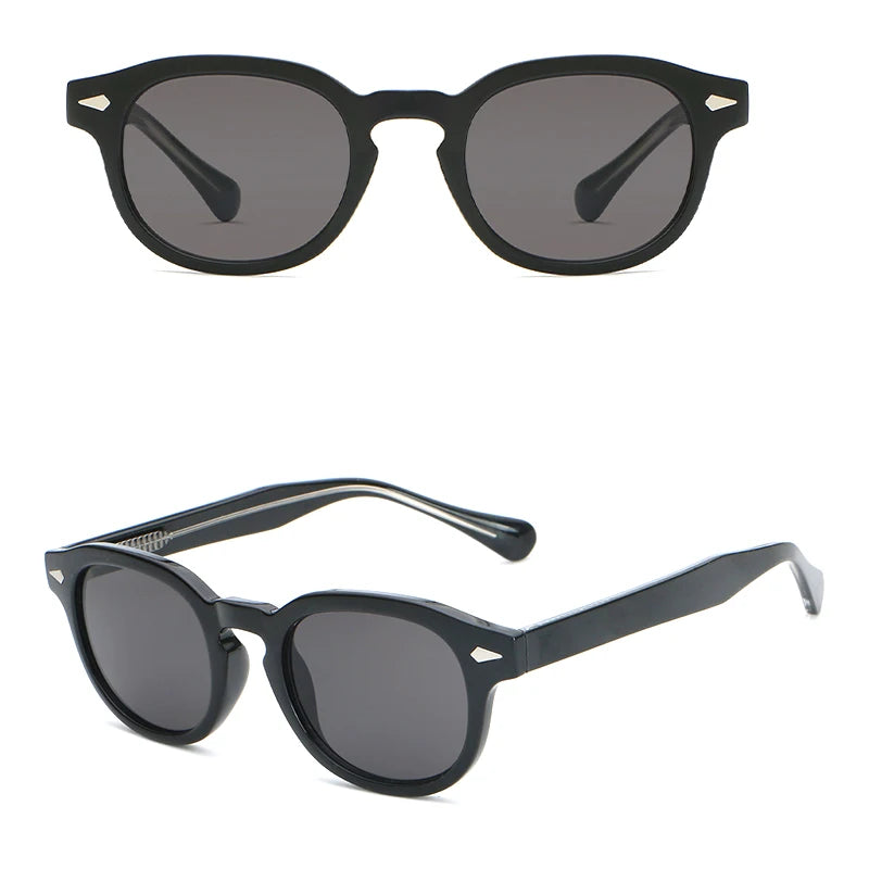 Óculos de Sol Retrô Redondos CATERSIDE para Homens