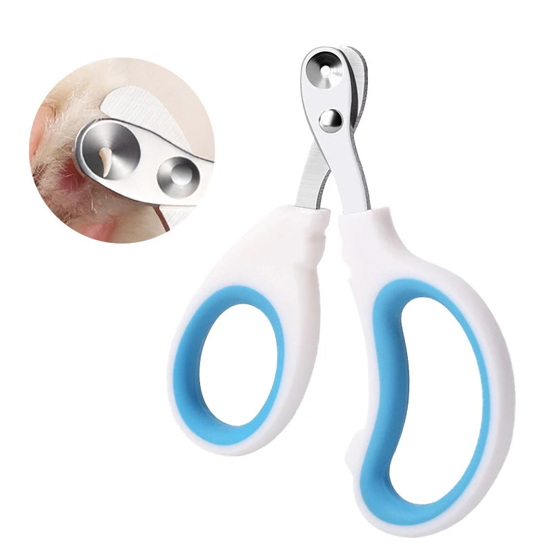 Cortador de unhas profissional para gatos, cortador de garras de cachorro de aço inoxidável para cães e gatos pequenos, aparador de unhas para animais de estimação