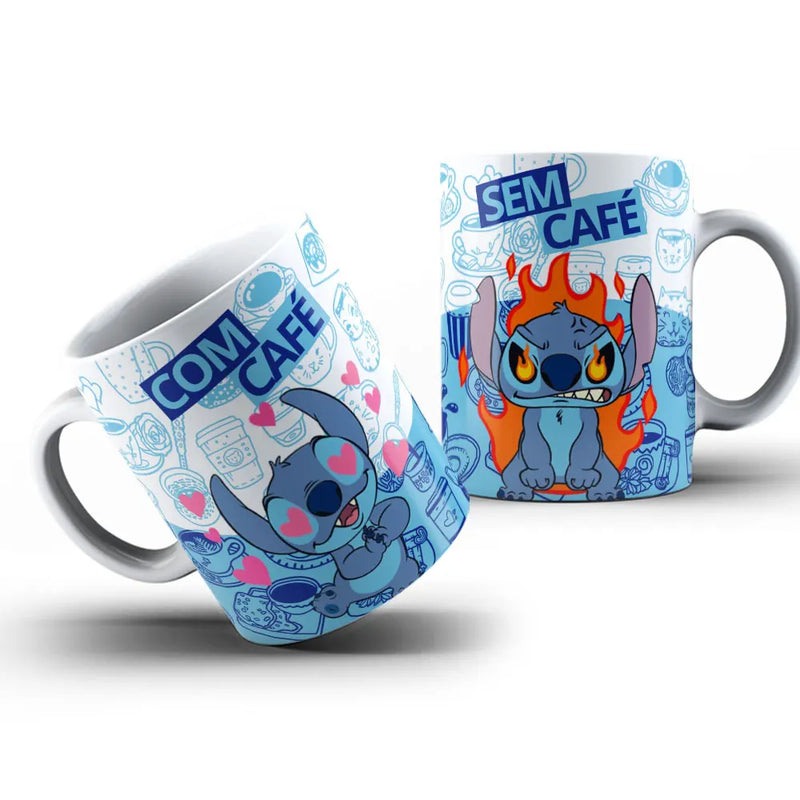 Caneca Personalizada Lilo e Stitch – Com ou Sem Café