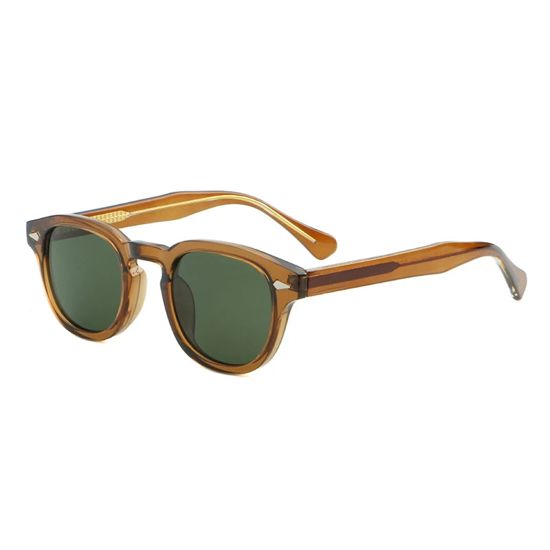 Óculos de Sol Retrô Redondos CATERSIDE para Homens