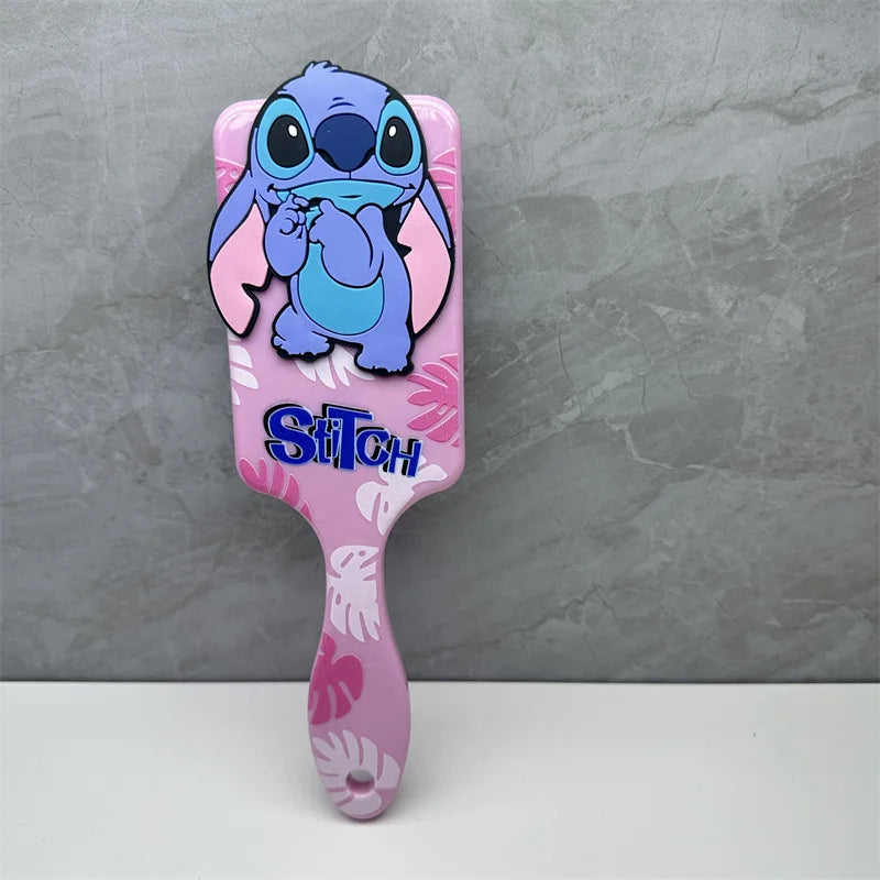 Pente da Disney Lilo & Stitch – Escova Massageadora com Almofada de Ar, Estilo Desenho Animado Stitch – Acessório Infantil para Meninas