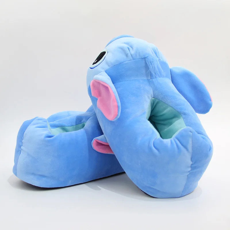 Pantufas de Pelúcia Lilo & Stitch Tamanho Único