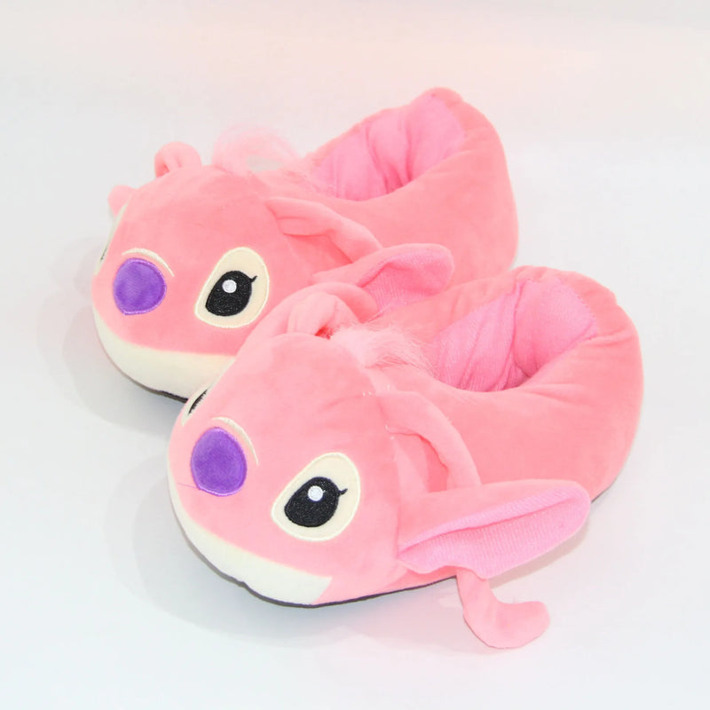 Pantufas de Pelúcia Lilo & Stitch Tamanho Único
