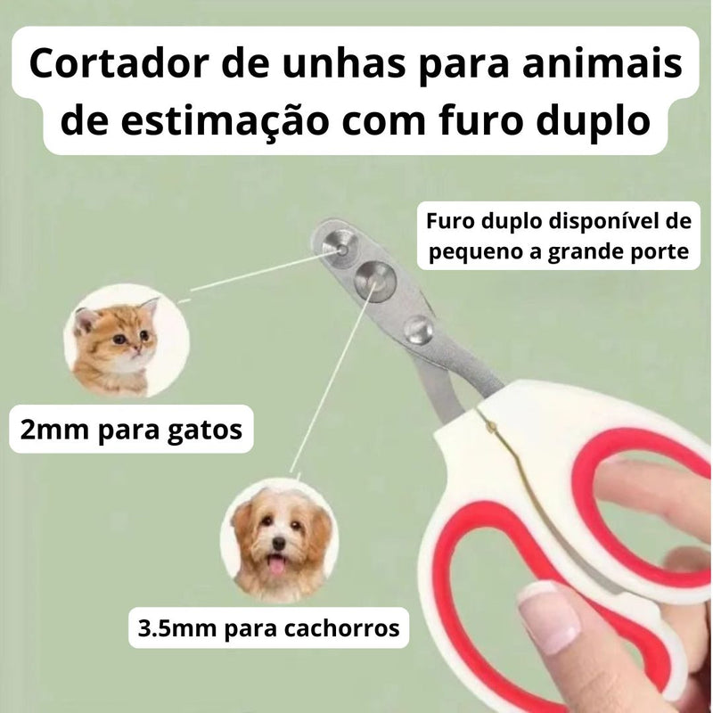 Cortador de unhas profissional para gatos, cortador de garras de cachorro de aço inoxidável para cães e gatos pequenos, aparador de unhas para animais de estimação