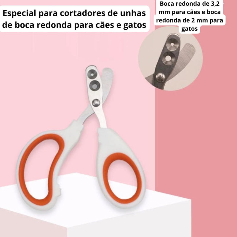 Cortador de unhas profissional para gatos, cortador de garras de cachorro de aço inoxidável para cães e gatos pequenos, aparador de unhas para animais de estimação