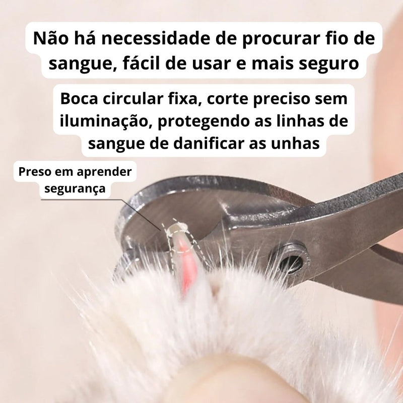 Cortador de unhas profissional para gatos, cortador de garras de cachorro de aço inoxidável para cães e gatos pequenos, aparador de unhas para animais de estimação